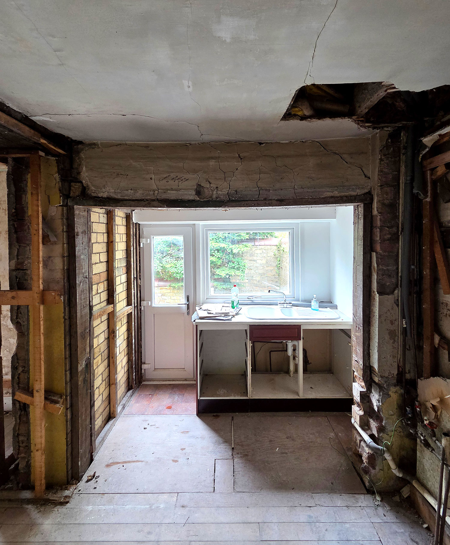 Survey defects to existing house