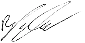 Signature of Ross Taylor BSc(hons) CEng MICE, Director